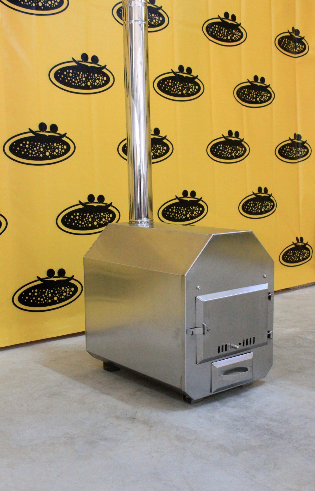 Außenofen 30 kW Edelstahl 316